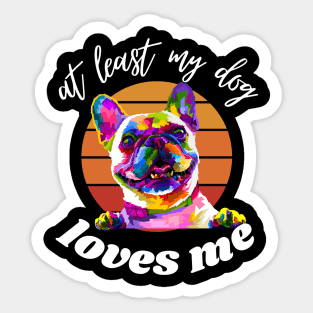 dog love Sticker